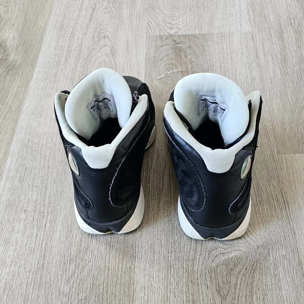 Size 6.5Y Air Jordan 13 Retro GS Black White Mint Foam - Picture 7 of 8
